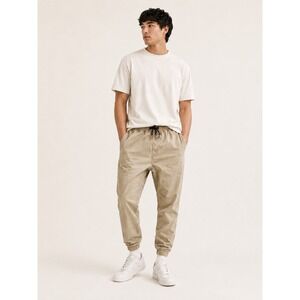 ItalyMorn Jogger Pants Mens XL Khaki Excellent Streetwear Utility Chino